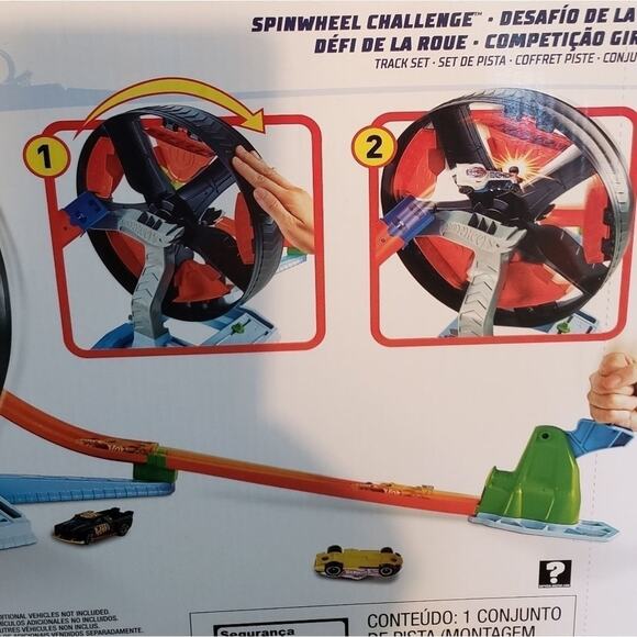 NEW HOT Wheels spinwheel challenge action set - Picture 4 of 9